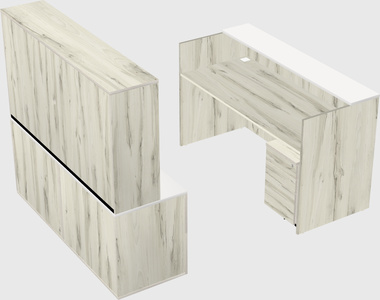 Modular reception desk