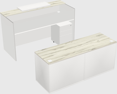 Modular reception desk
