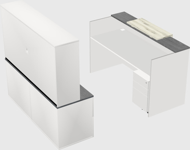 Modular reception desk
