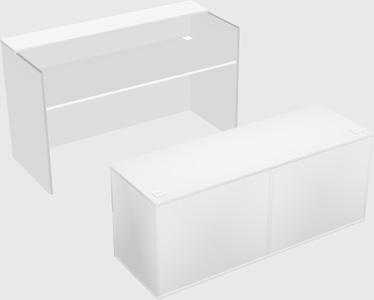 Modular reception desk