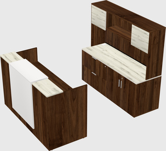 Modular reception desk