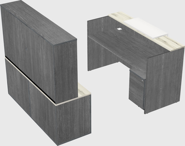 Modular reception desk