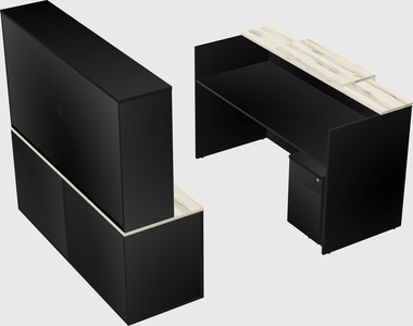 Modular reception desk