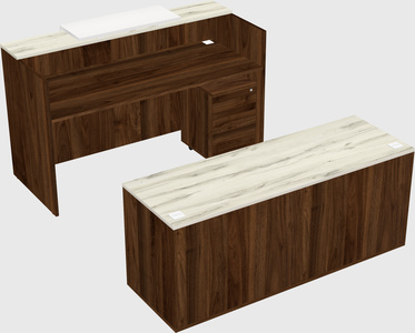 Modular reception desk