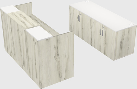 Modular reception desk