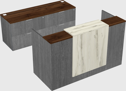 Modular reception desk