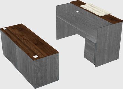Modular reception desk