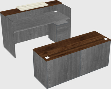 Modular reception desk