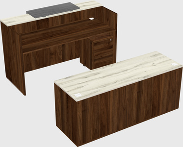 Modular reception desk
