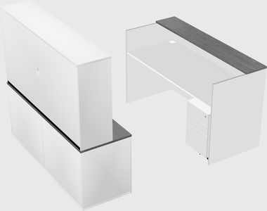 Modular reception desk