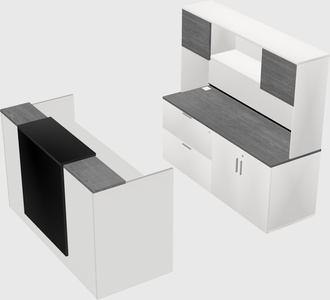 Modular reception desk