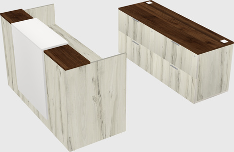 Modular reception desk