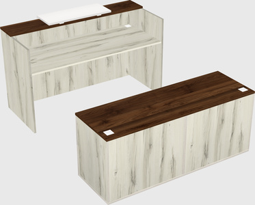 Modular reception desk