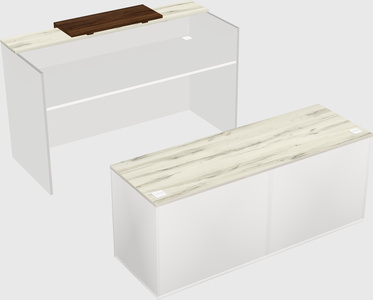 Modular reception desk