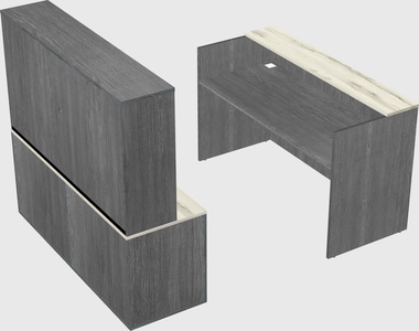 Modular reception desk