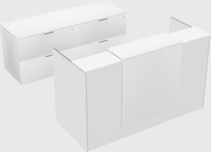 Modular reception desk