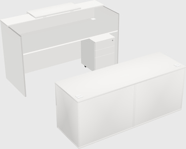 Modular reception desk