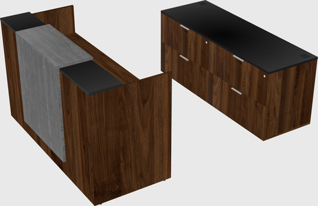 Modular reception desk