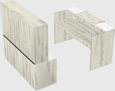 Modular reception desk