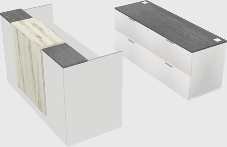 Modular reception desk