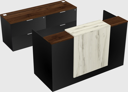 Modular reception desk