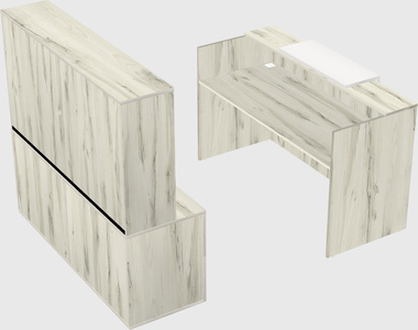 Modular reception desk
