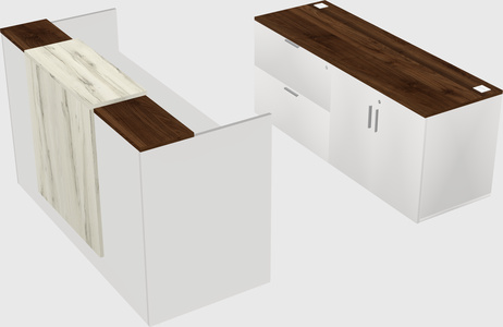 Modular reception desk