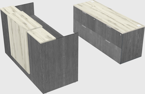 Modular reception desk