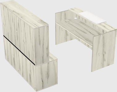 Modular reception desk