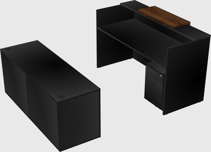 Modular reception desk