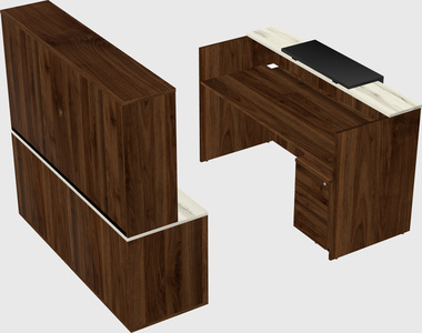 Modular reception desk