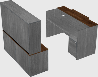 Modular reception desk