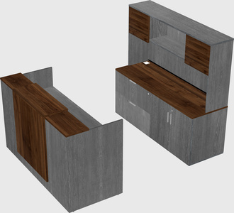 Modular reception desk