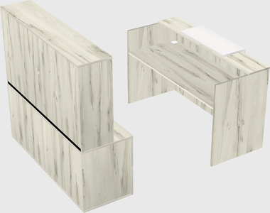Modular reception desk