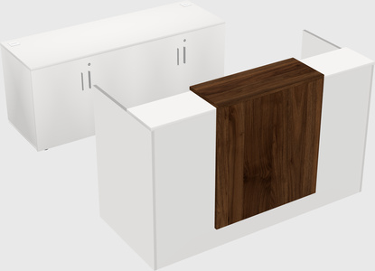 Modular reception desk