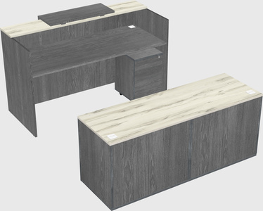 Modular reception desk