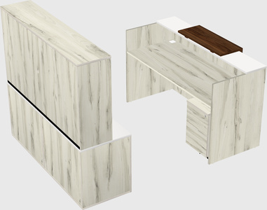 Modular reception desk