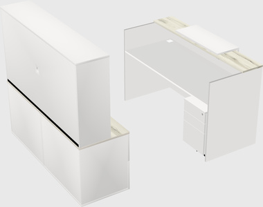 Modular reception desk