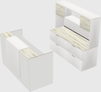 Modular reception desk