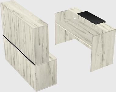Modular reception desk