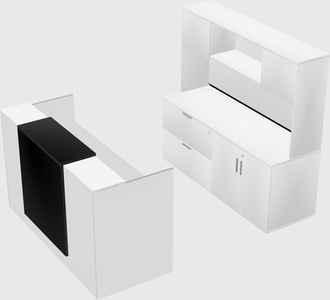 Modular reception desk