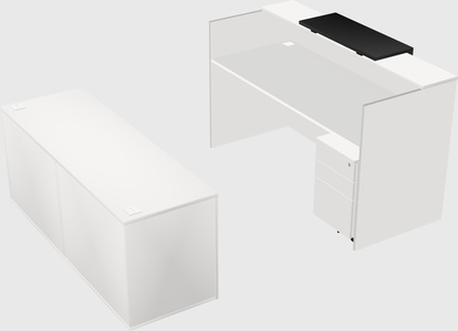 Modular reception desk