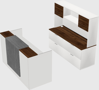 Modular reception desk