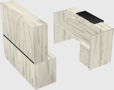 Modular reception desk