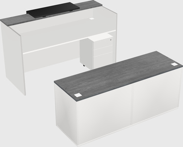 Modular reception desk