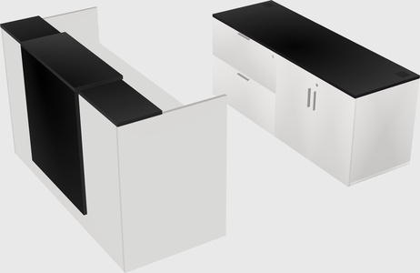 Modular reception desk