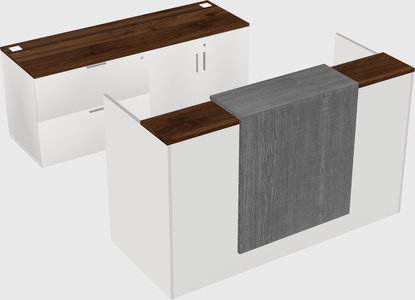 Modular reception desk