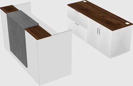 Modular reception desk