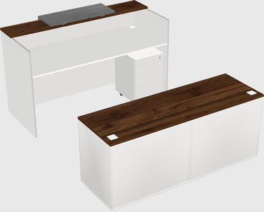 Modular reception desk