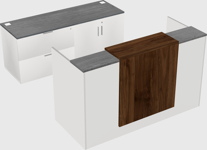 Modular reception desk